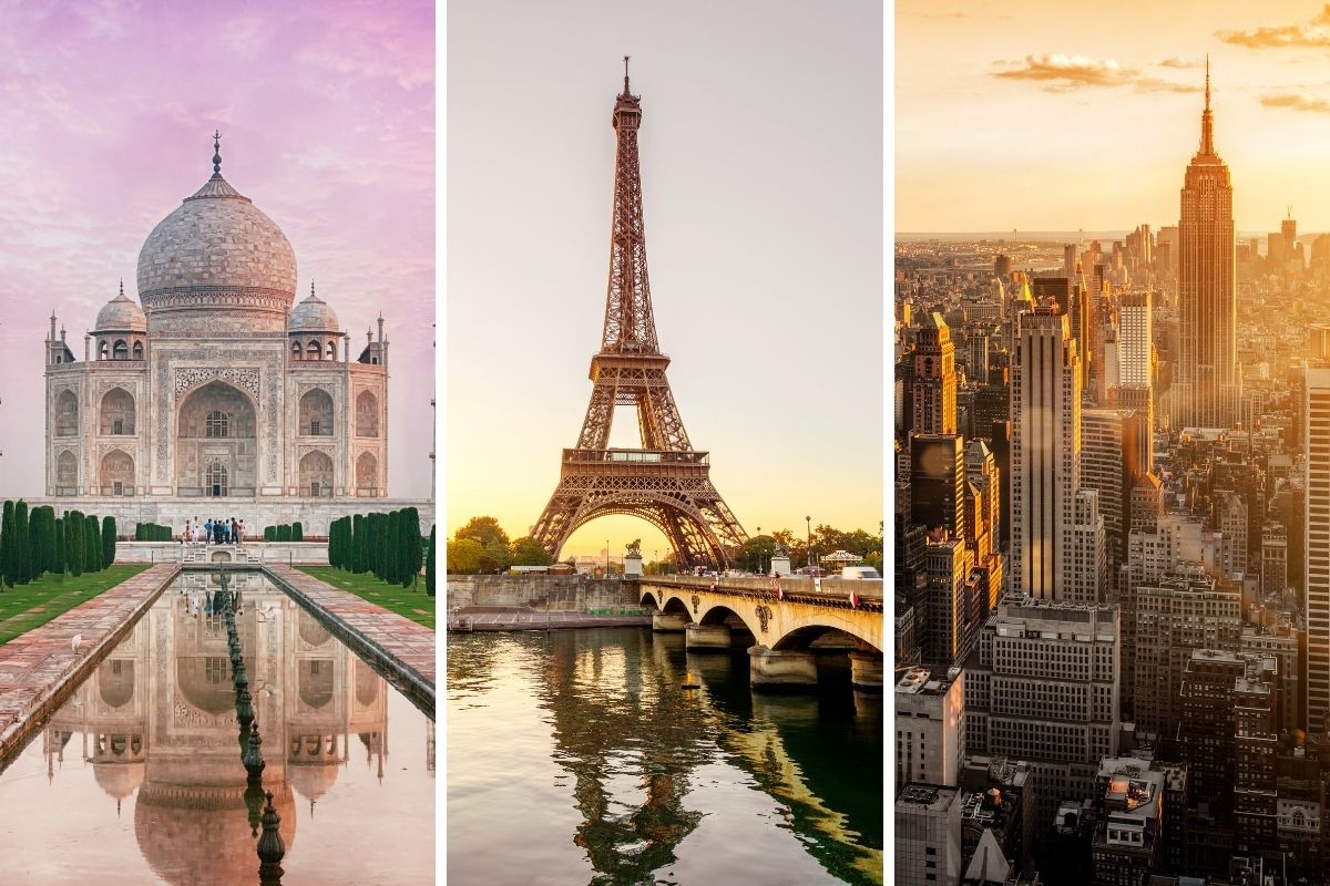 Travel collage